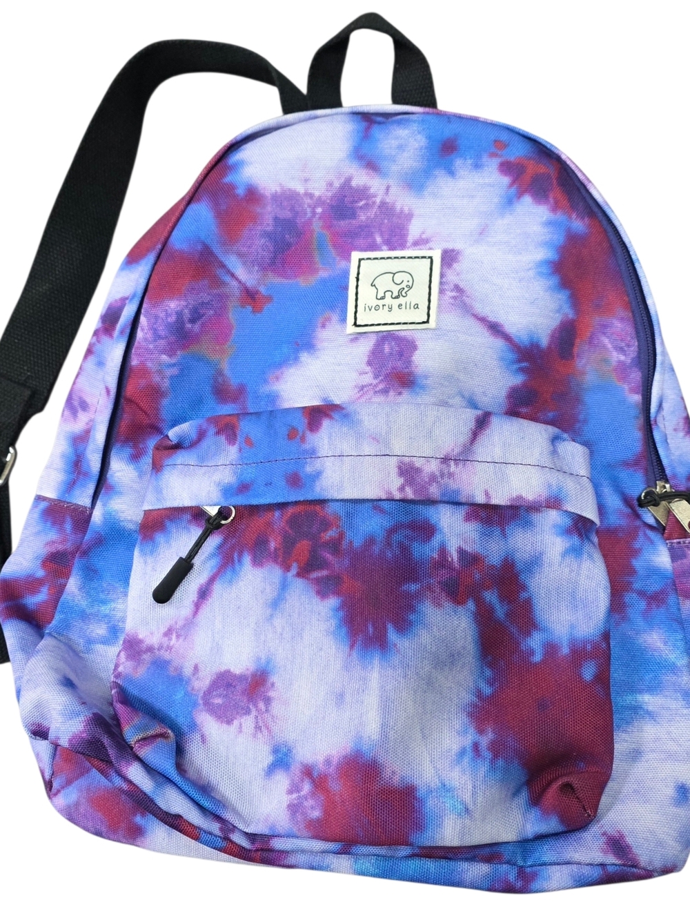 Ivory ella Purple and Blue Tie-Dye Backpack ( NEVER USED)